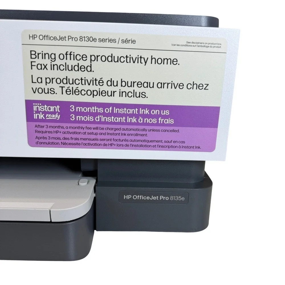 HP OfficeJet Pro 8135e All-in-One Wireless Color Inkjet Printer Scanner Fax8130e